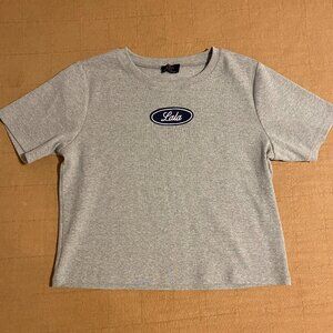 Dressed in Lala - Lala Motors Patched Baby Tee 3X